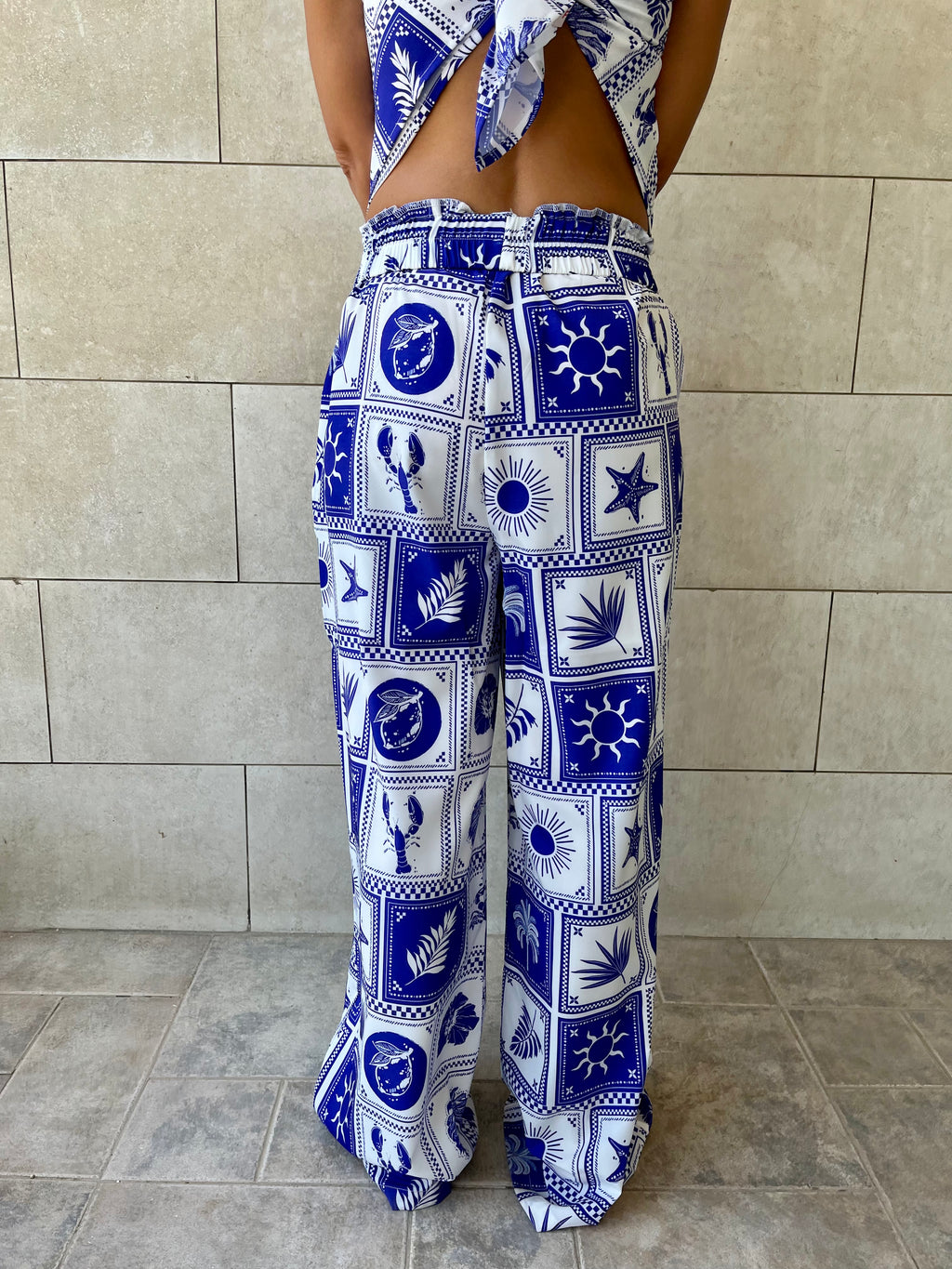 Blues Printed Pants