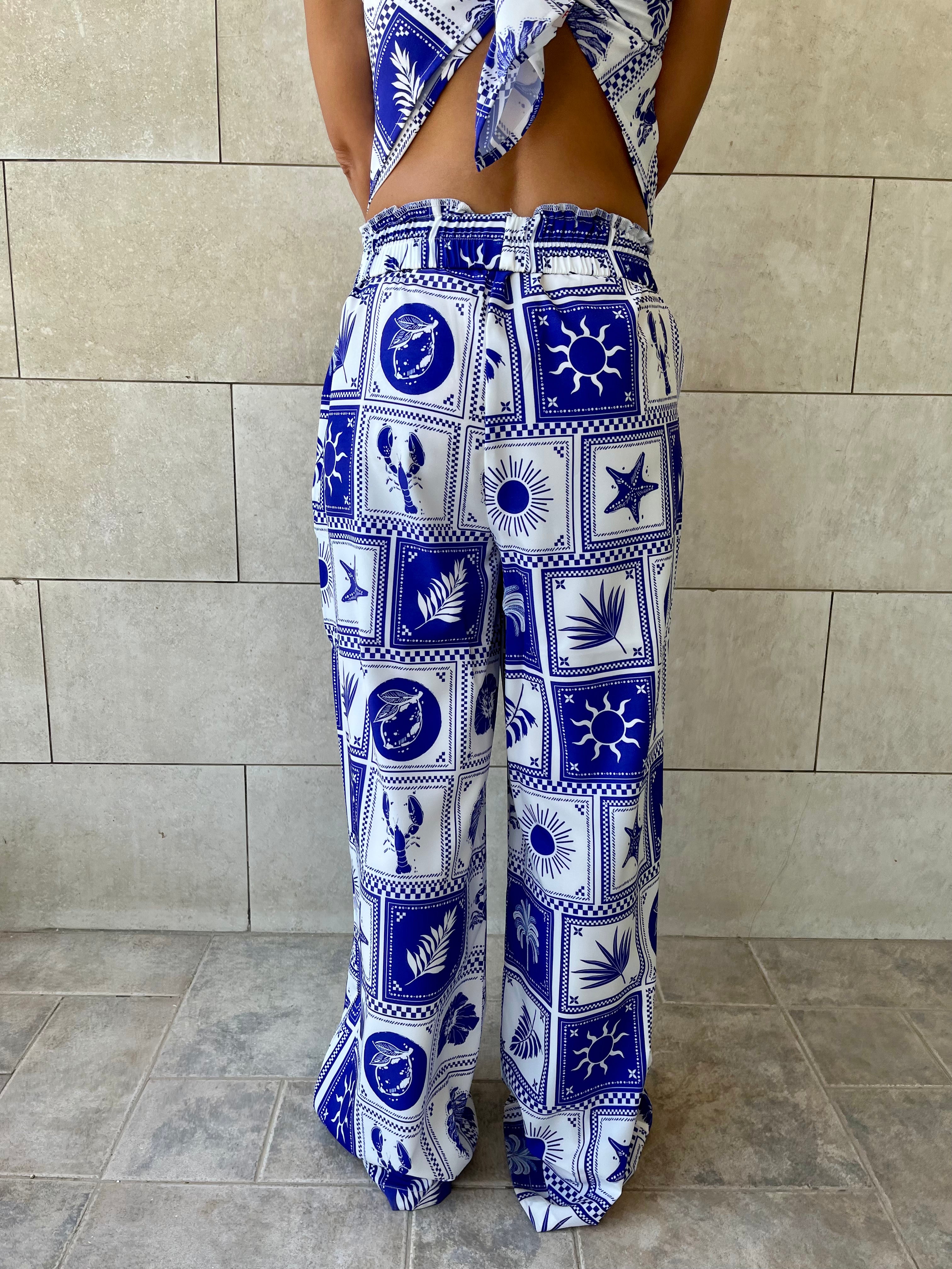Blues Printed Pants