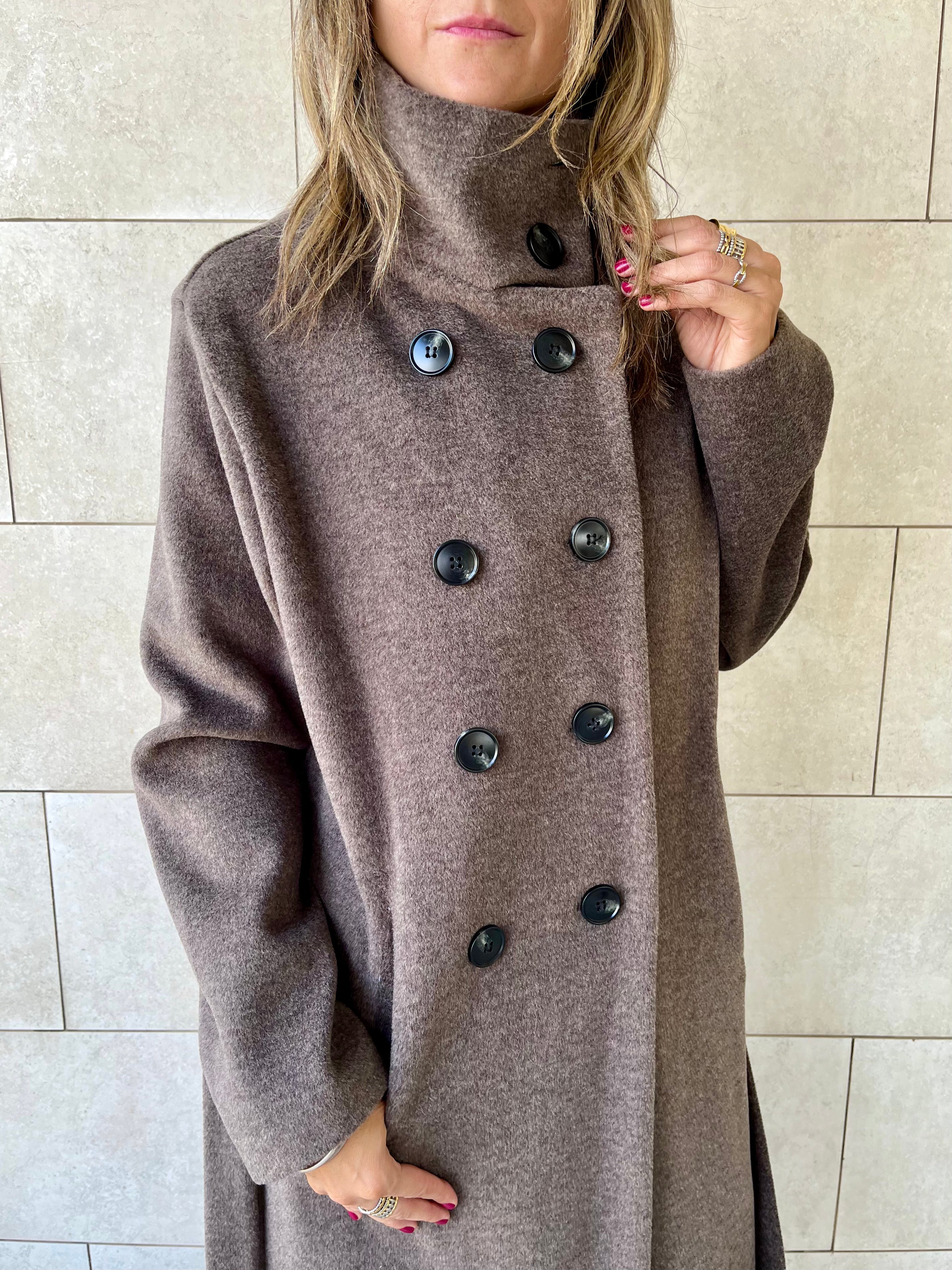 Cafe Belted Coat
