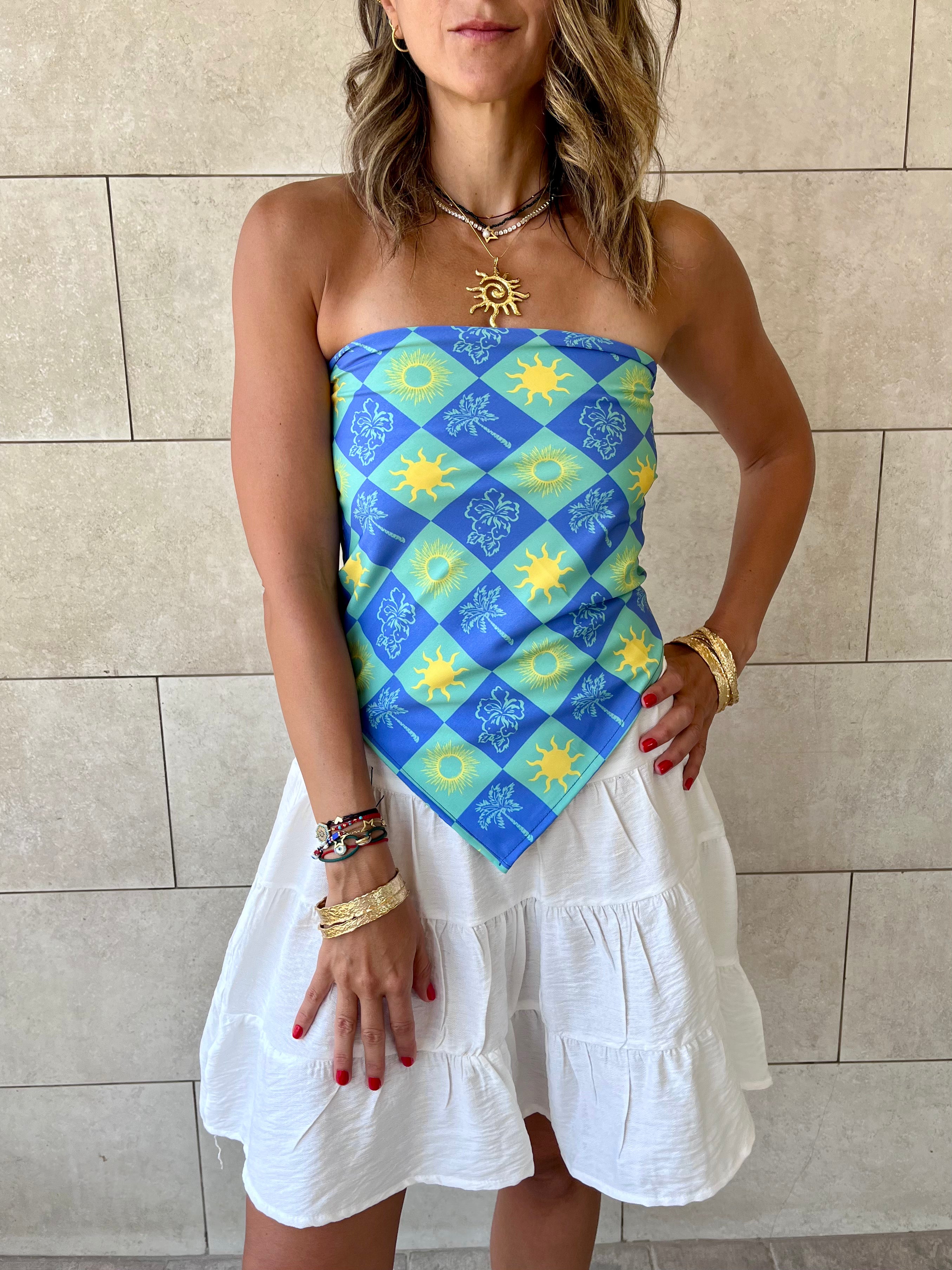 Midnight Printed Bandeau