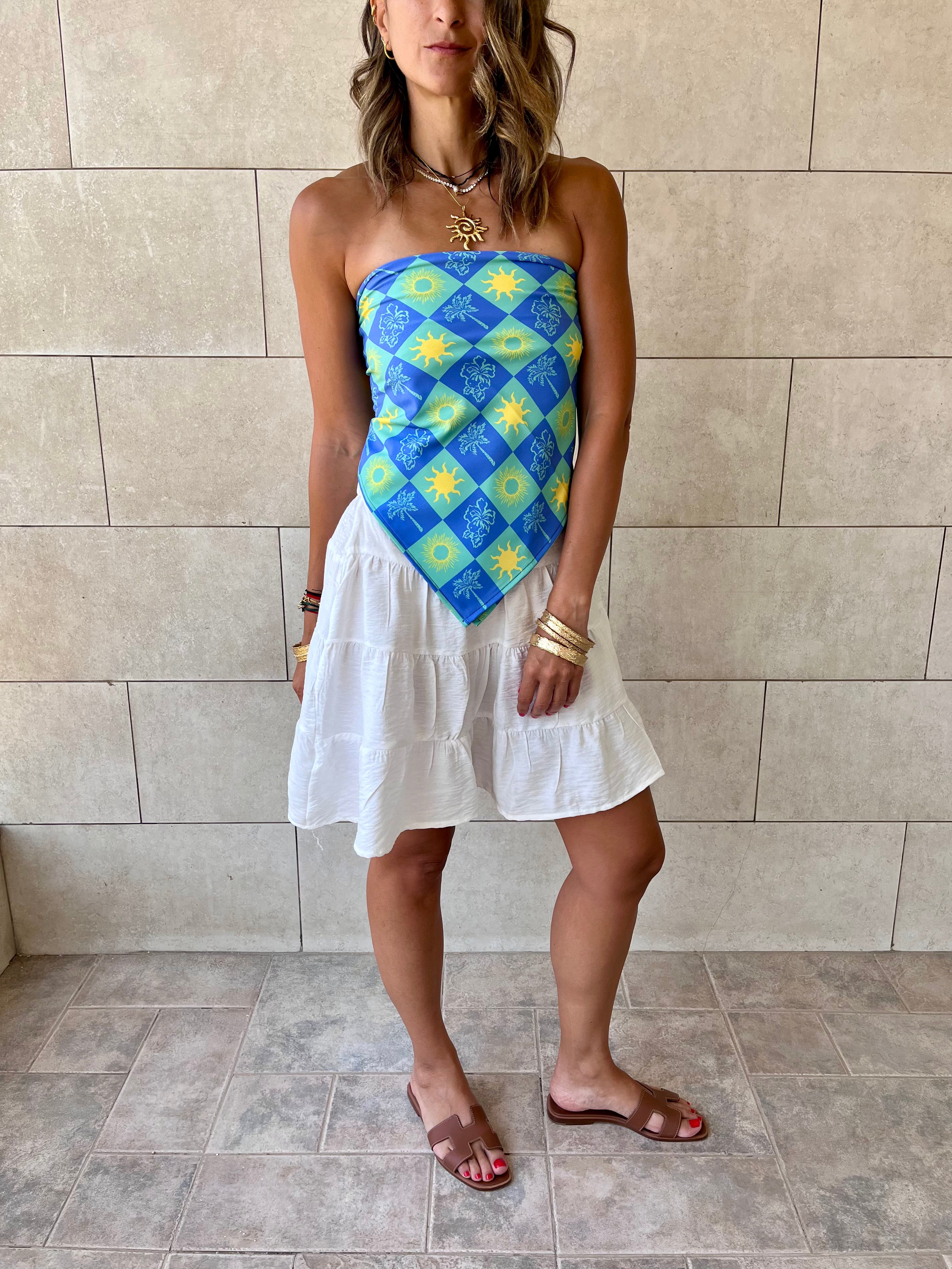 Midnight Printed Bandeau