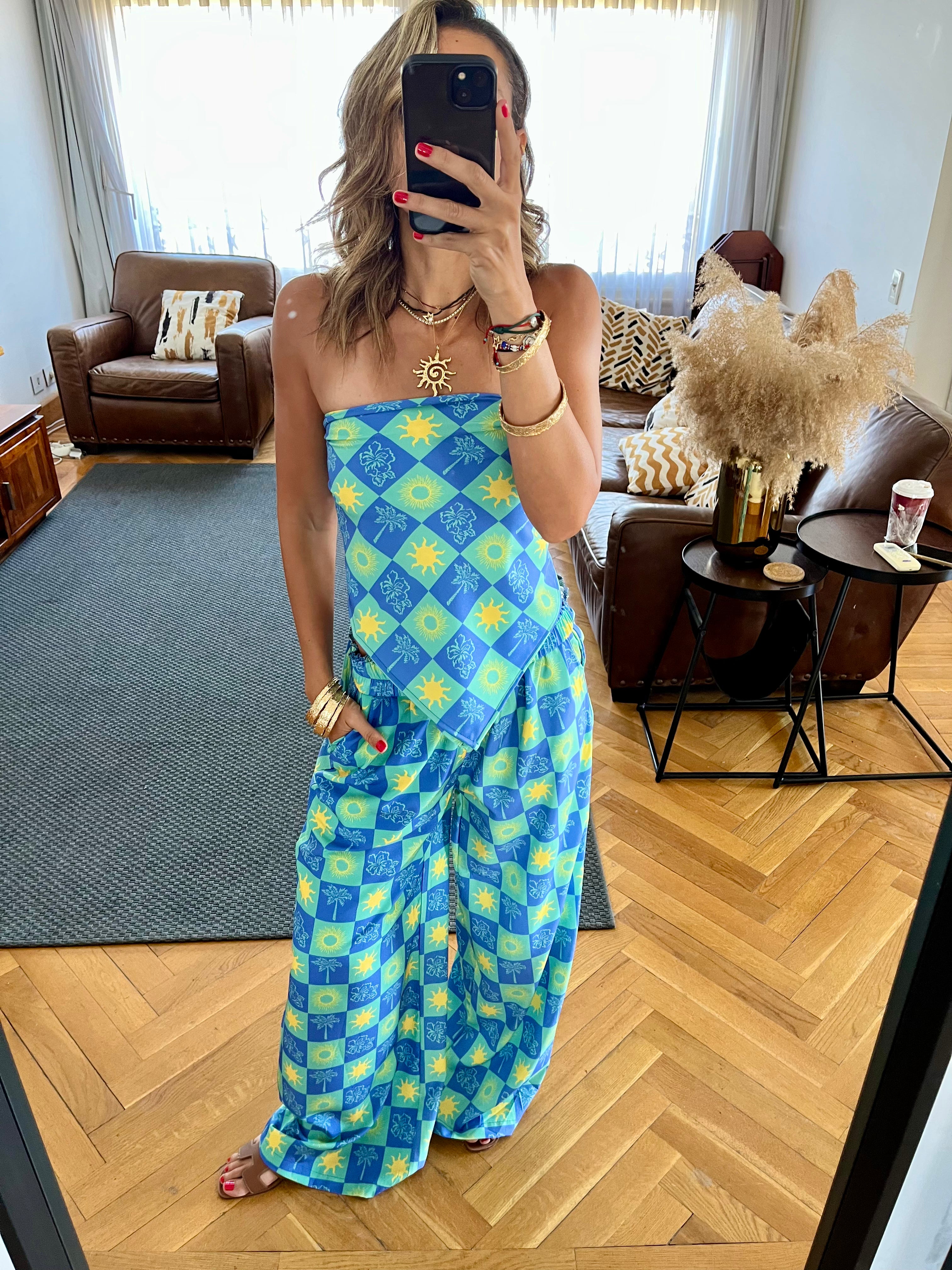 Midnight Printed Pants