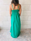 Green After Sun Poplin Dress