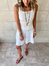 White Classic Mini Skirt