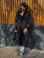 Black Retro Butter Soft Zip Up