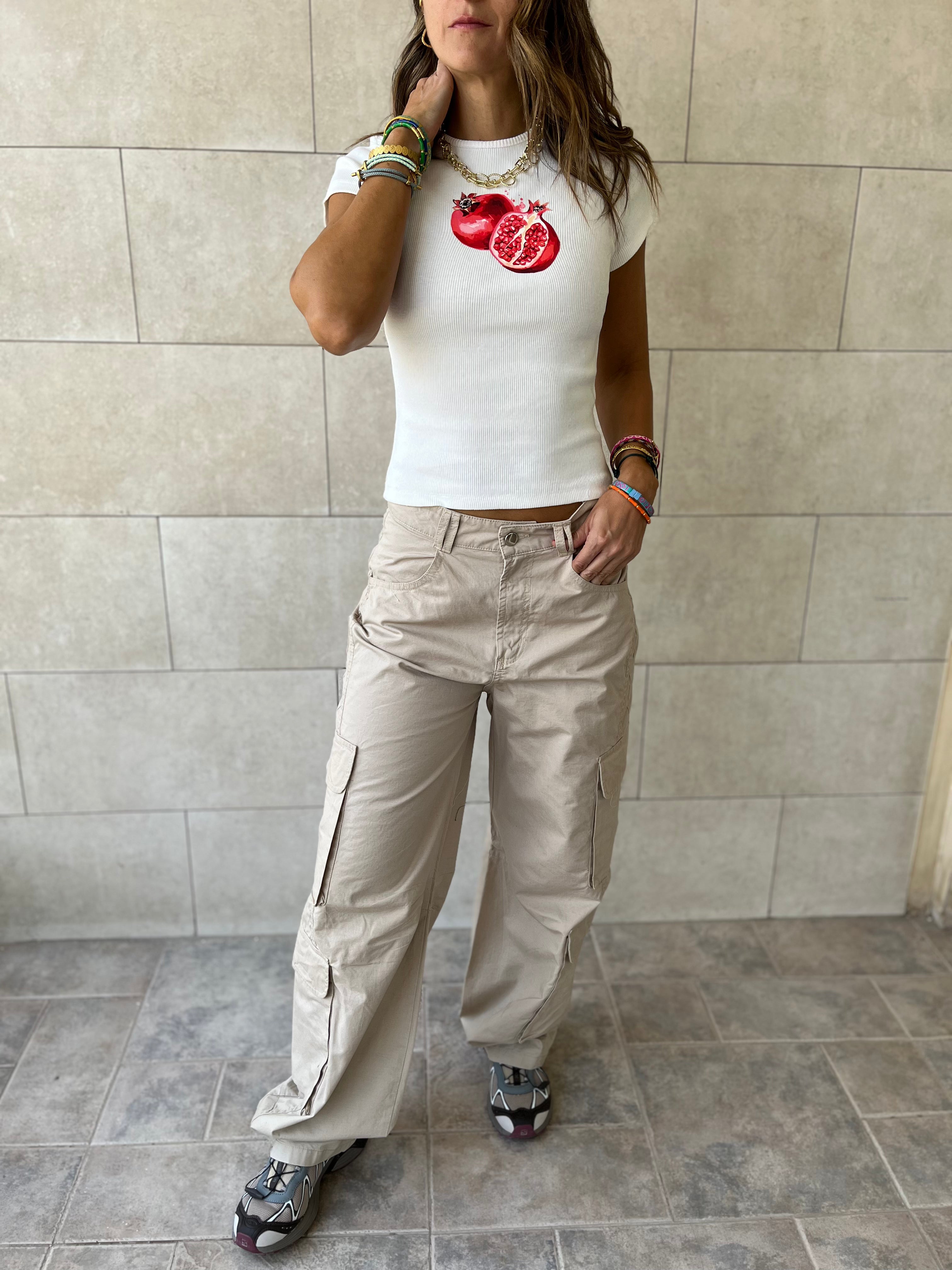 Beige Well Played Cargo Pants