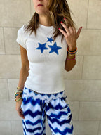 Blue Stars Baby Tee