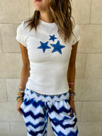 Blue Stars Baby Tee