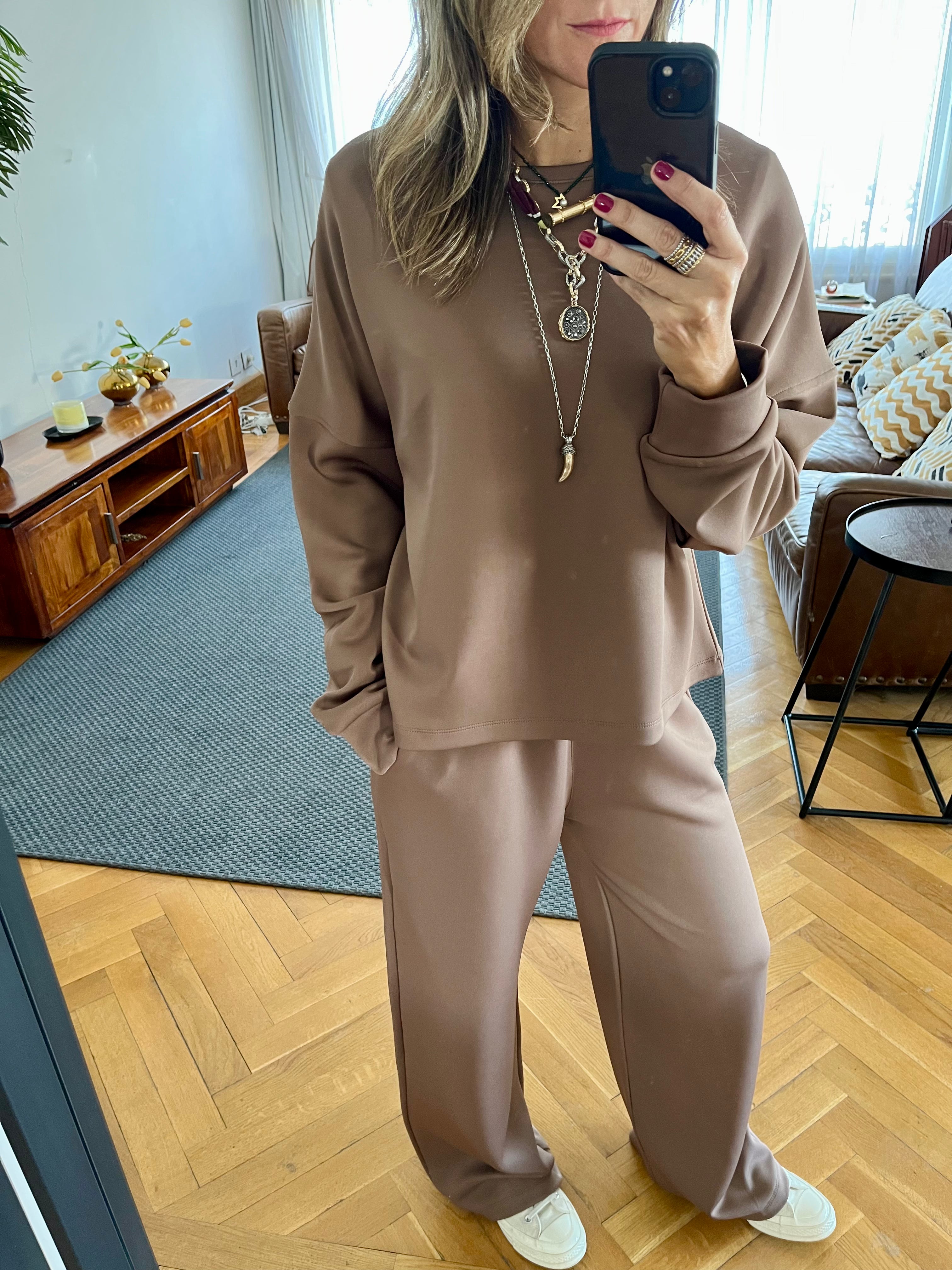 Brown Scuba Flare Set