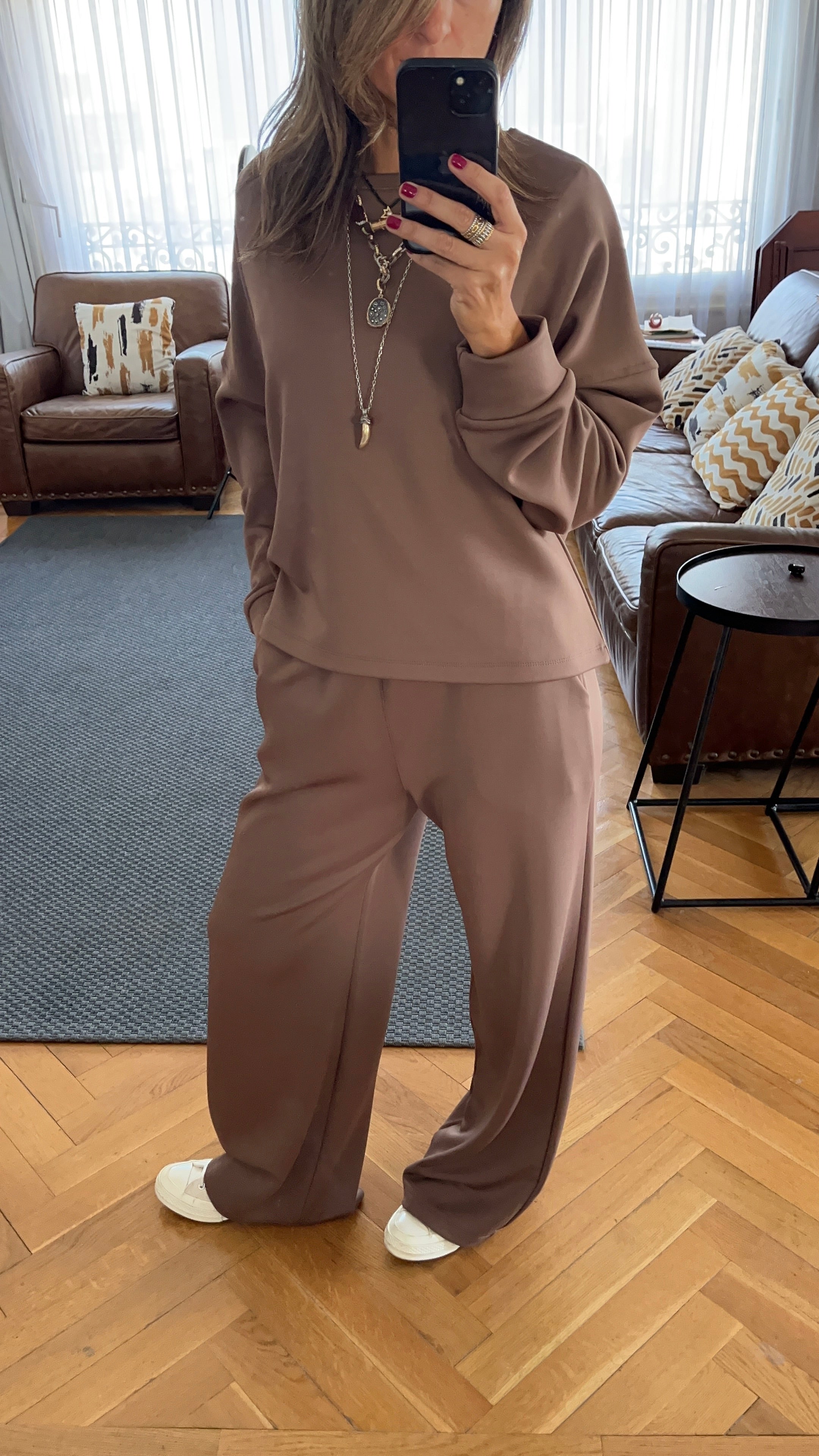 Brown Scuba Flare Set