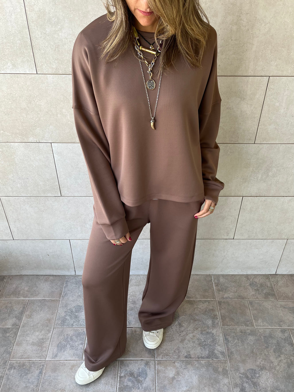 Brown Scuba Flare Set