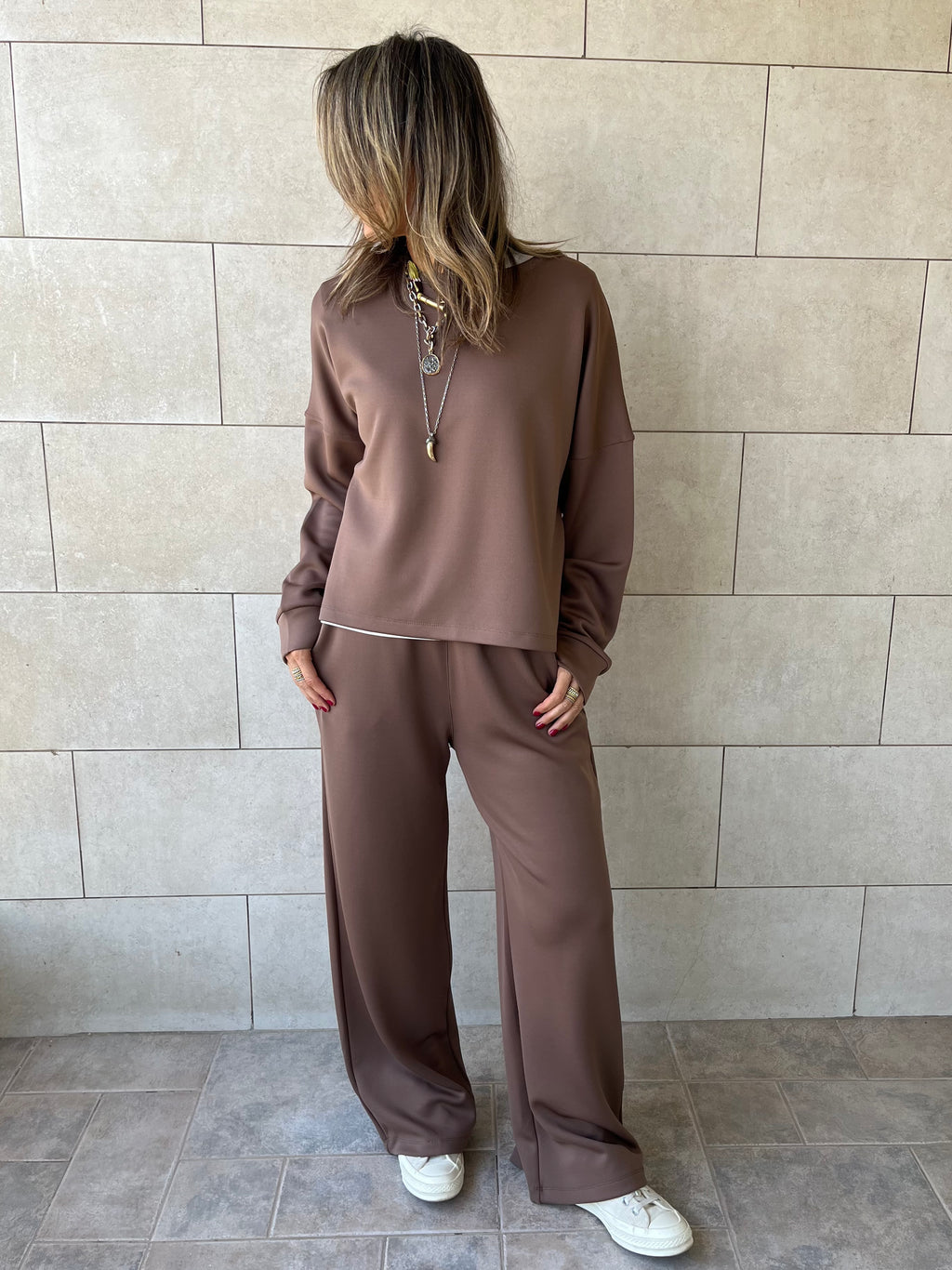 Brown Scuba Flare Set