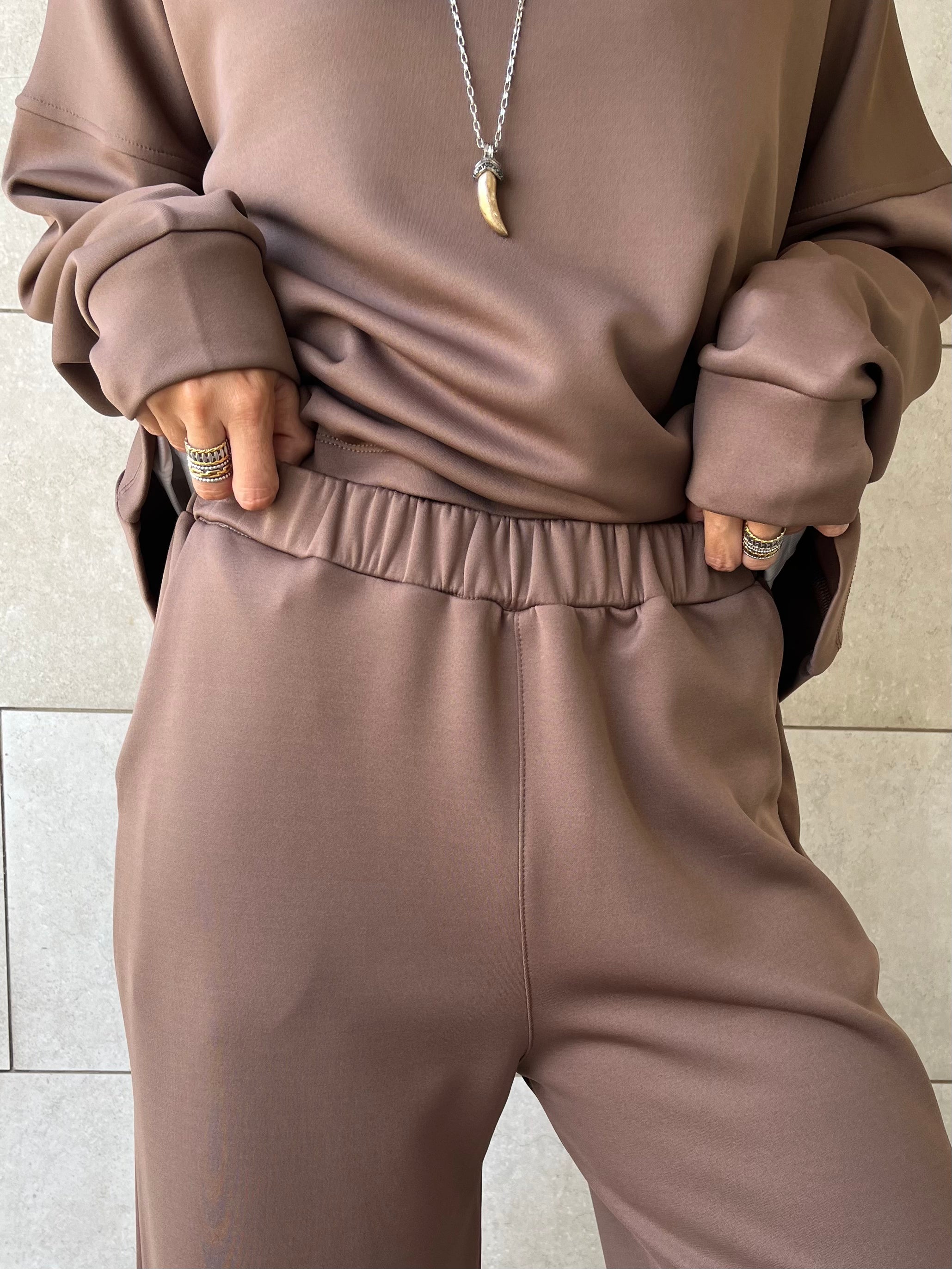 Brown Scuba Flare Set