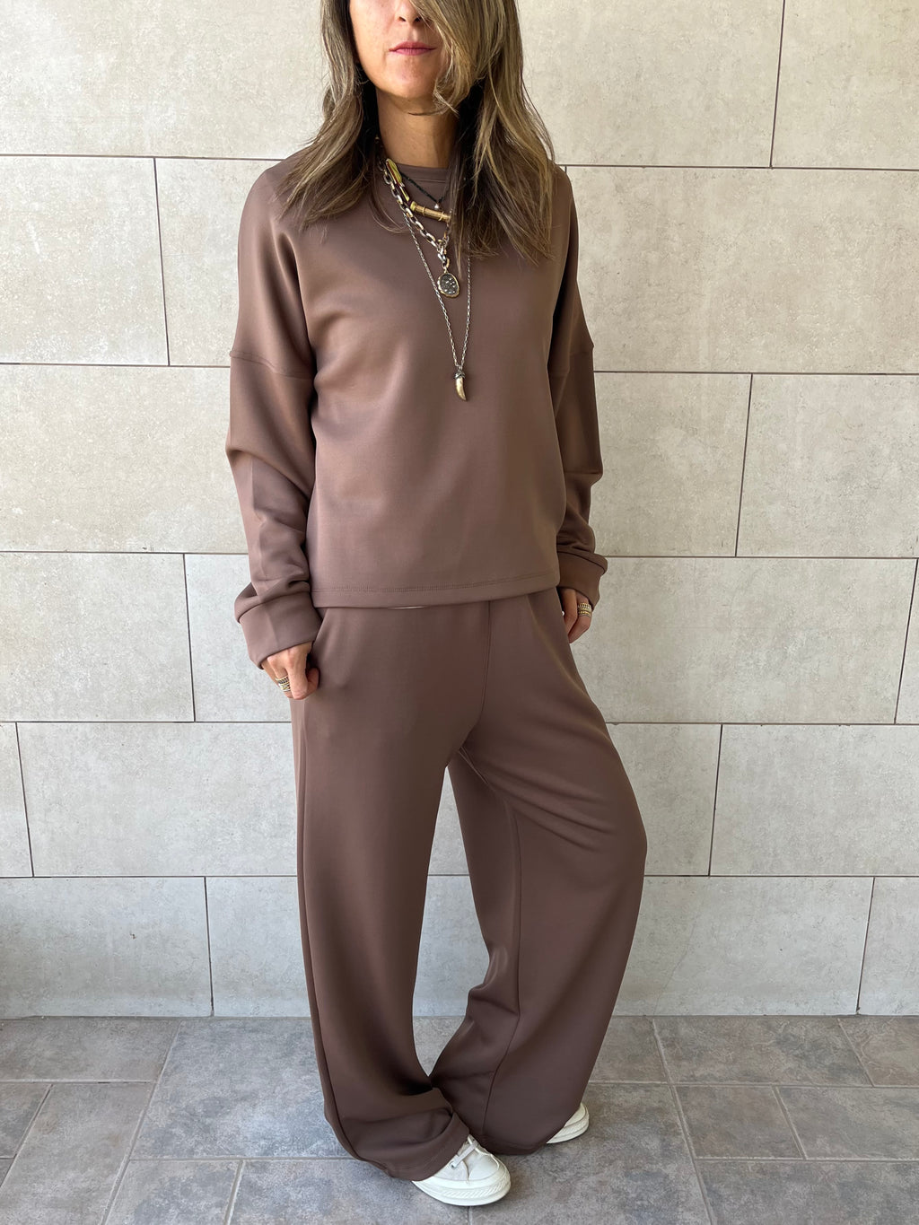 Brown Scuba Flare Set