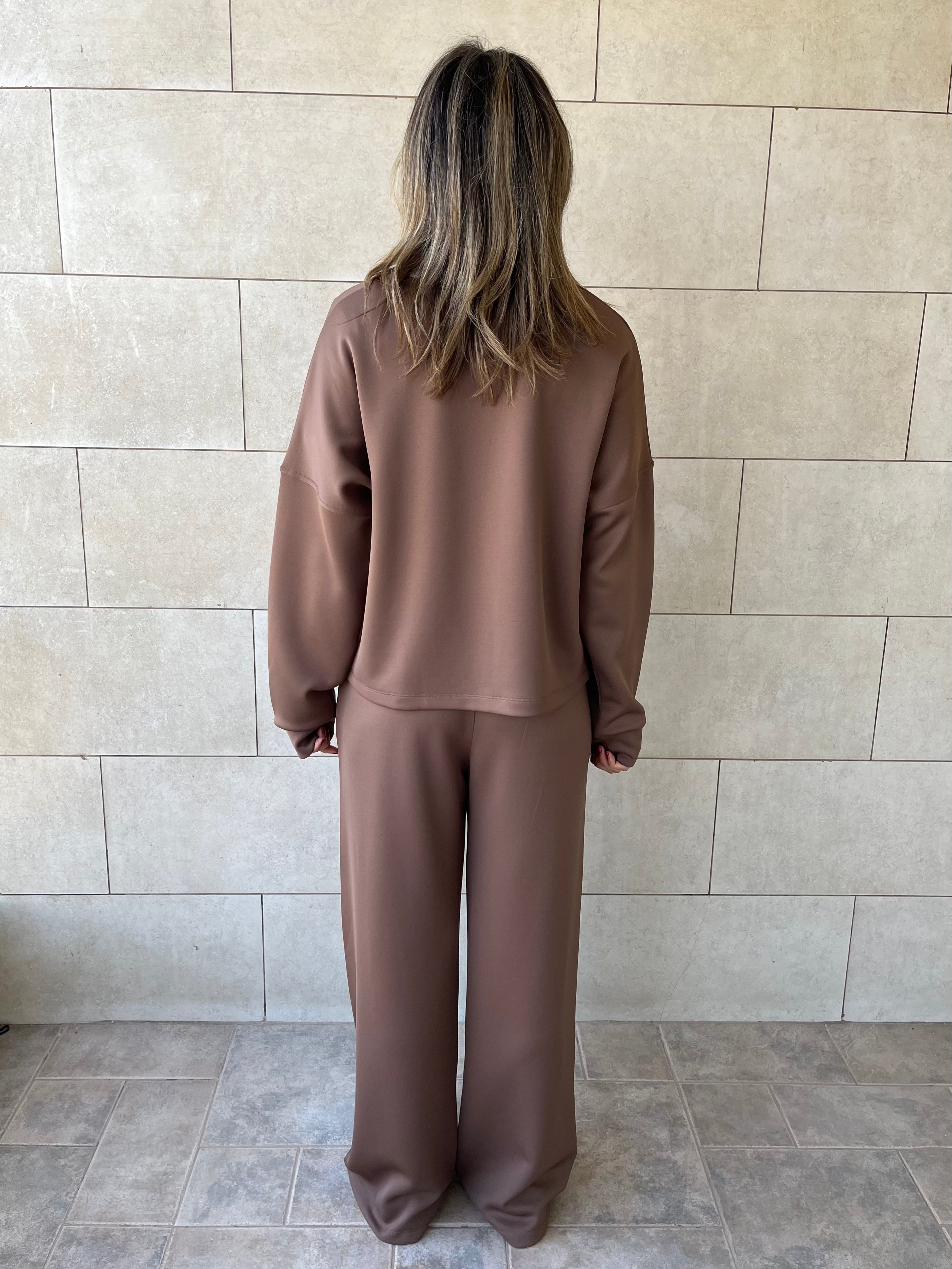 Brown Scuba Flare Set