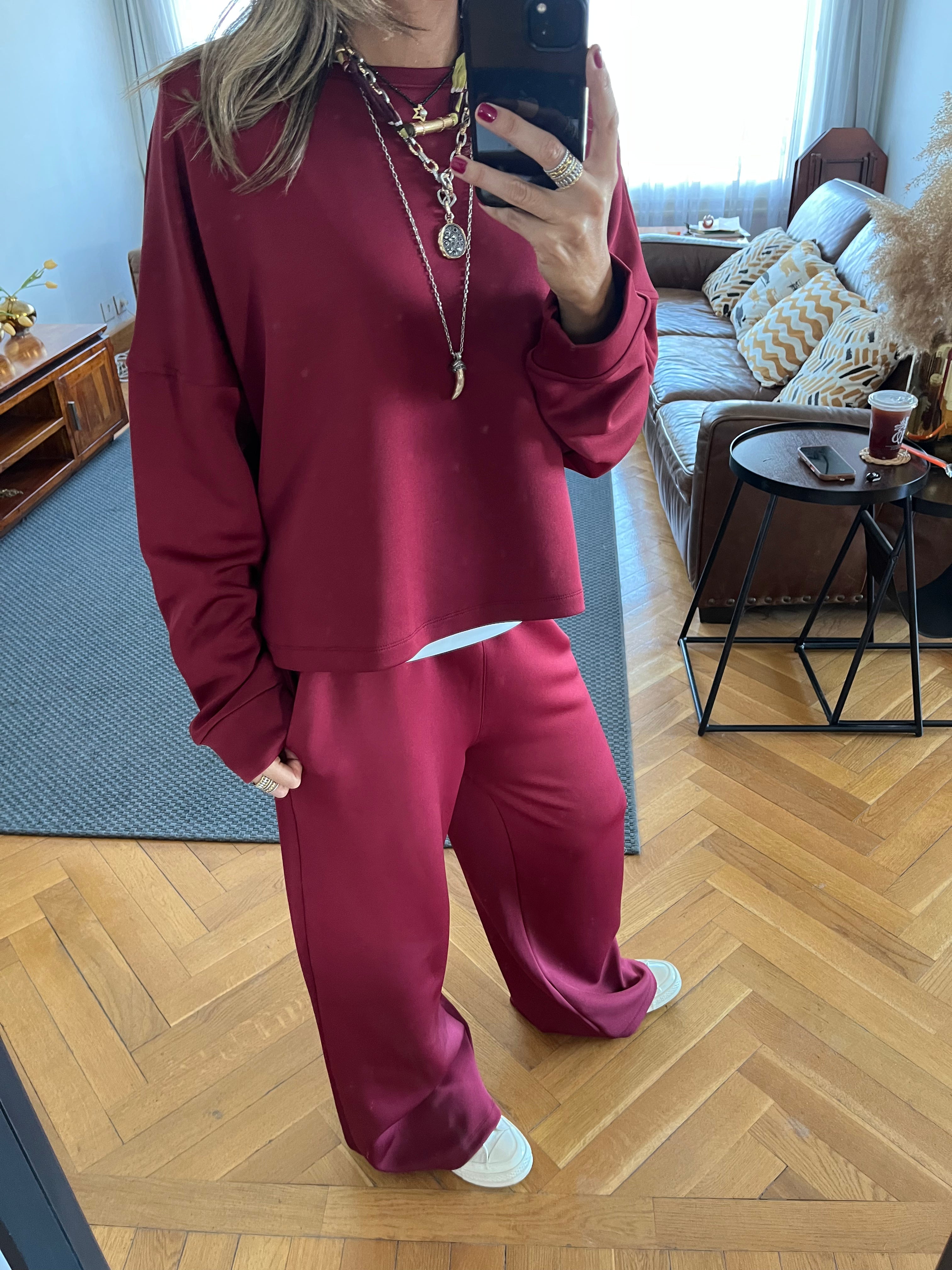 Plum Scuba Flare Set