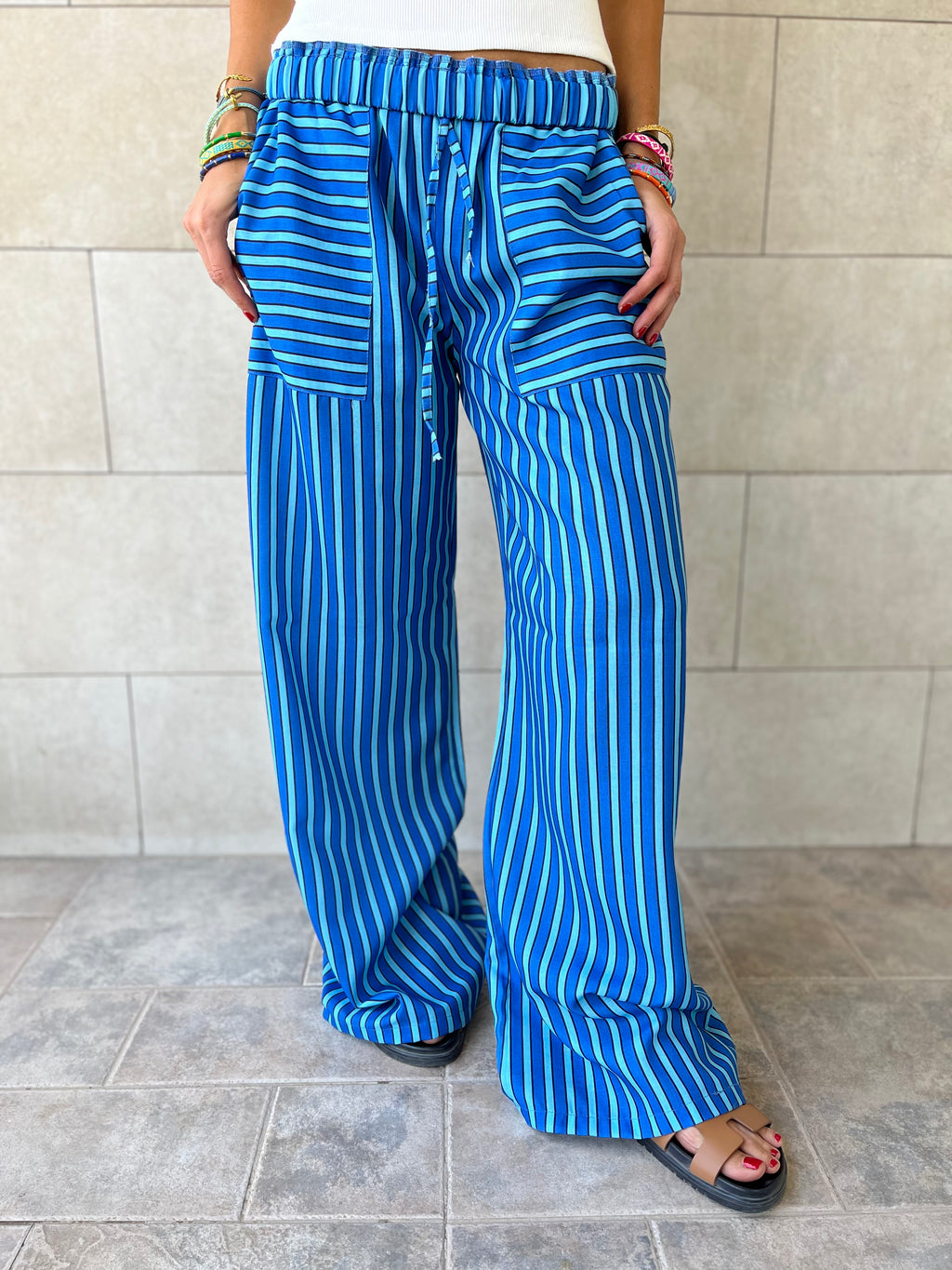Blue Saturday Errands Pants