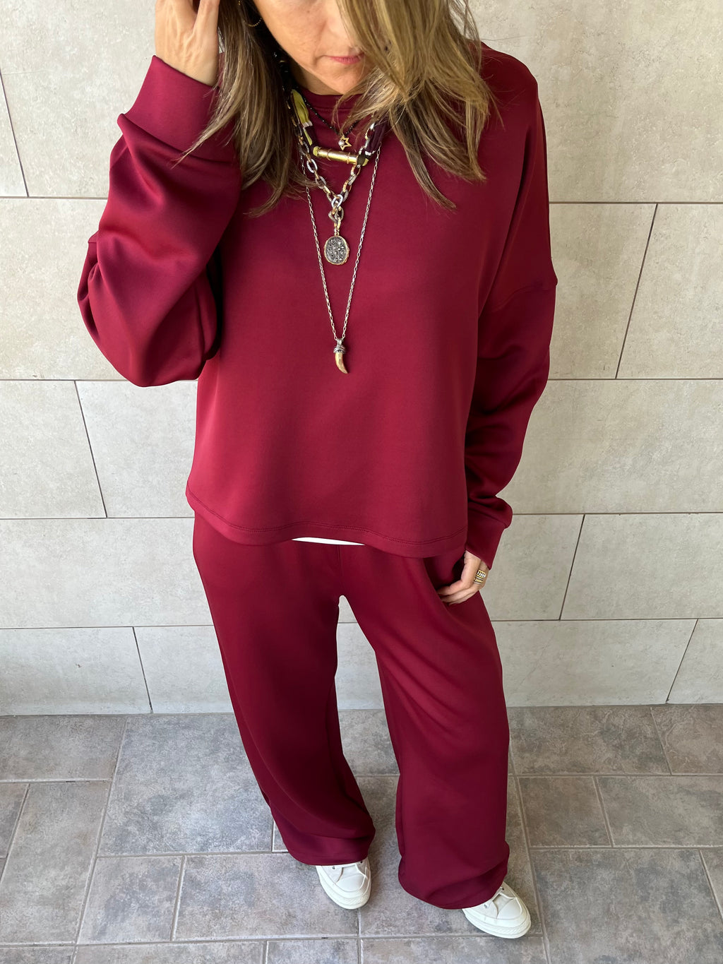Plum Scuba Flare Set