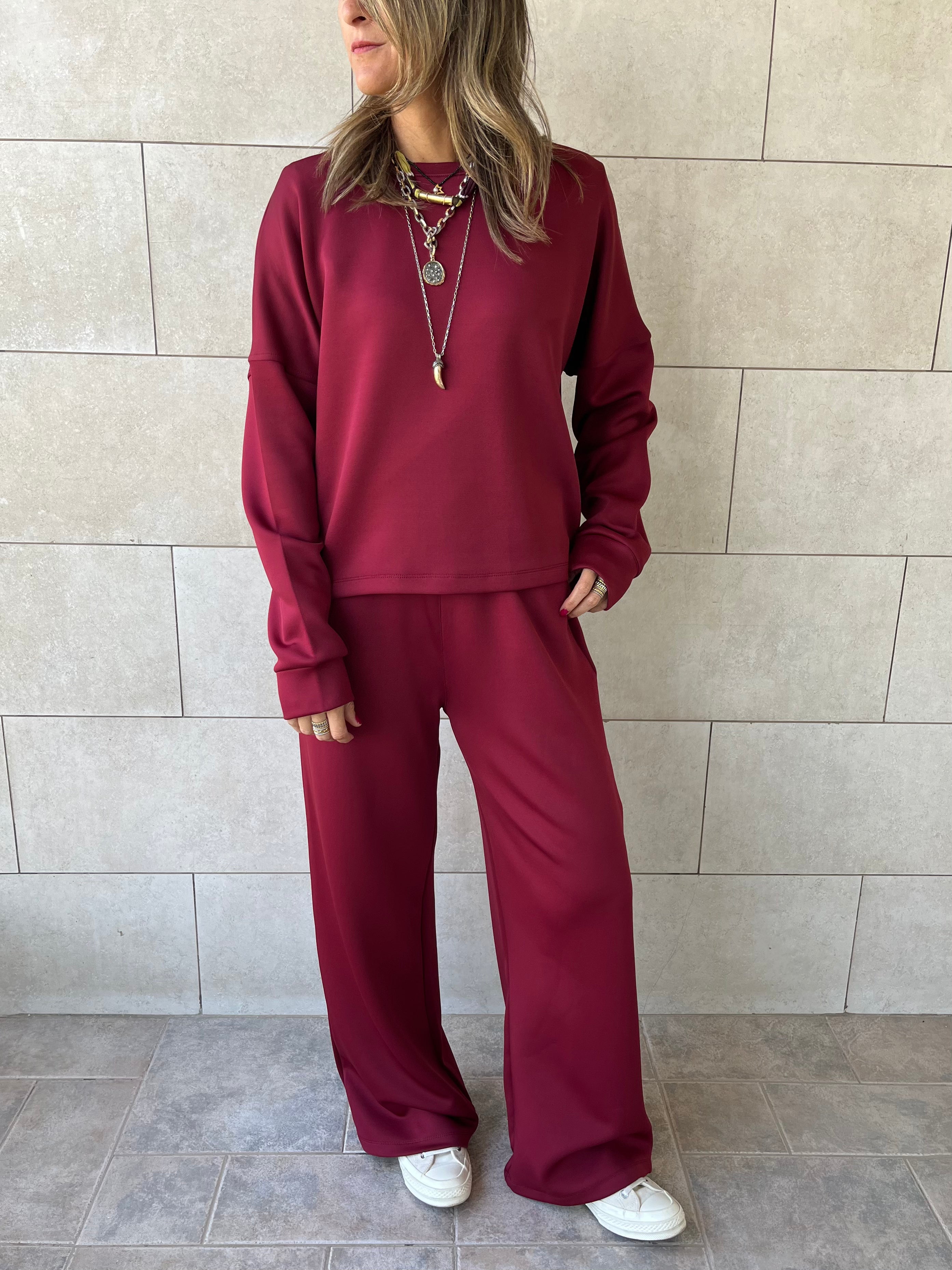 Plum Scuba Flare Set