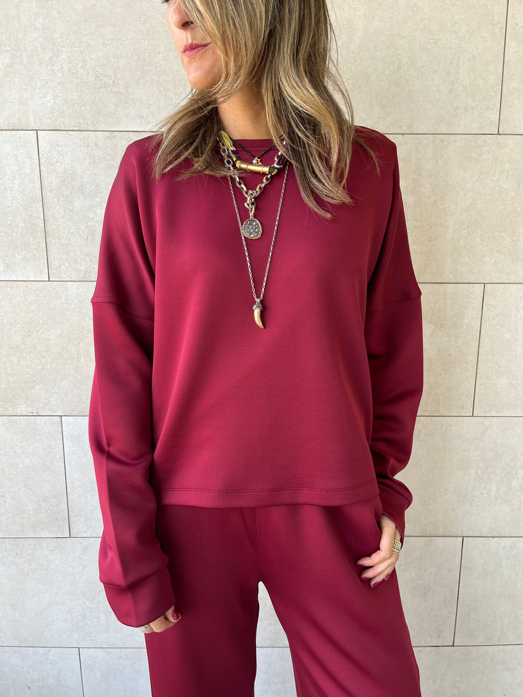 Plum Scuba Flare Set