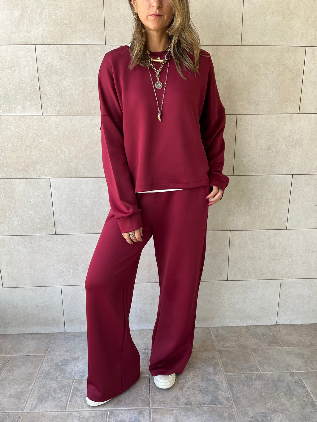 Plum Scuba Flare Set