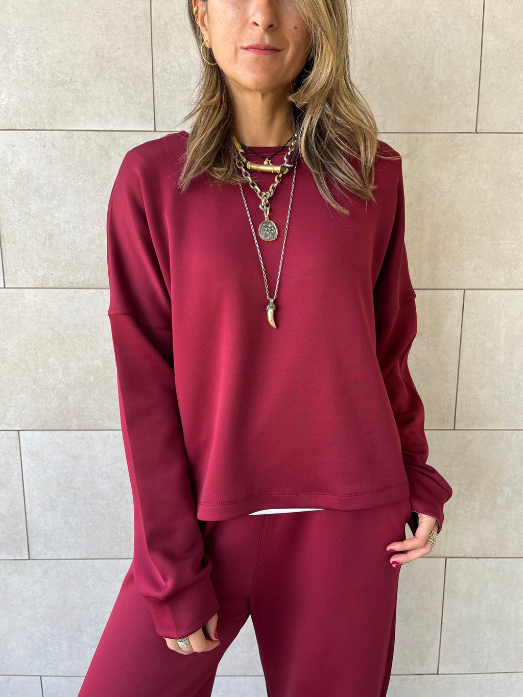 Plum Scuba Flare Set