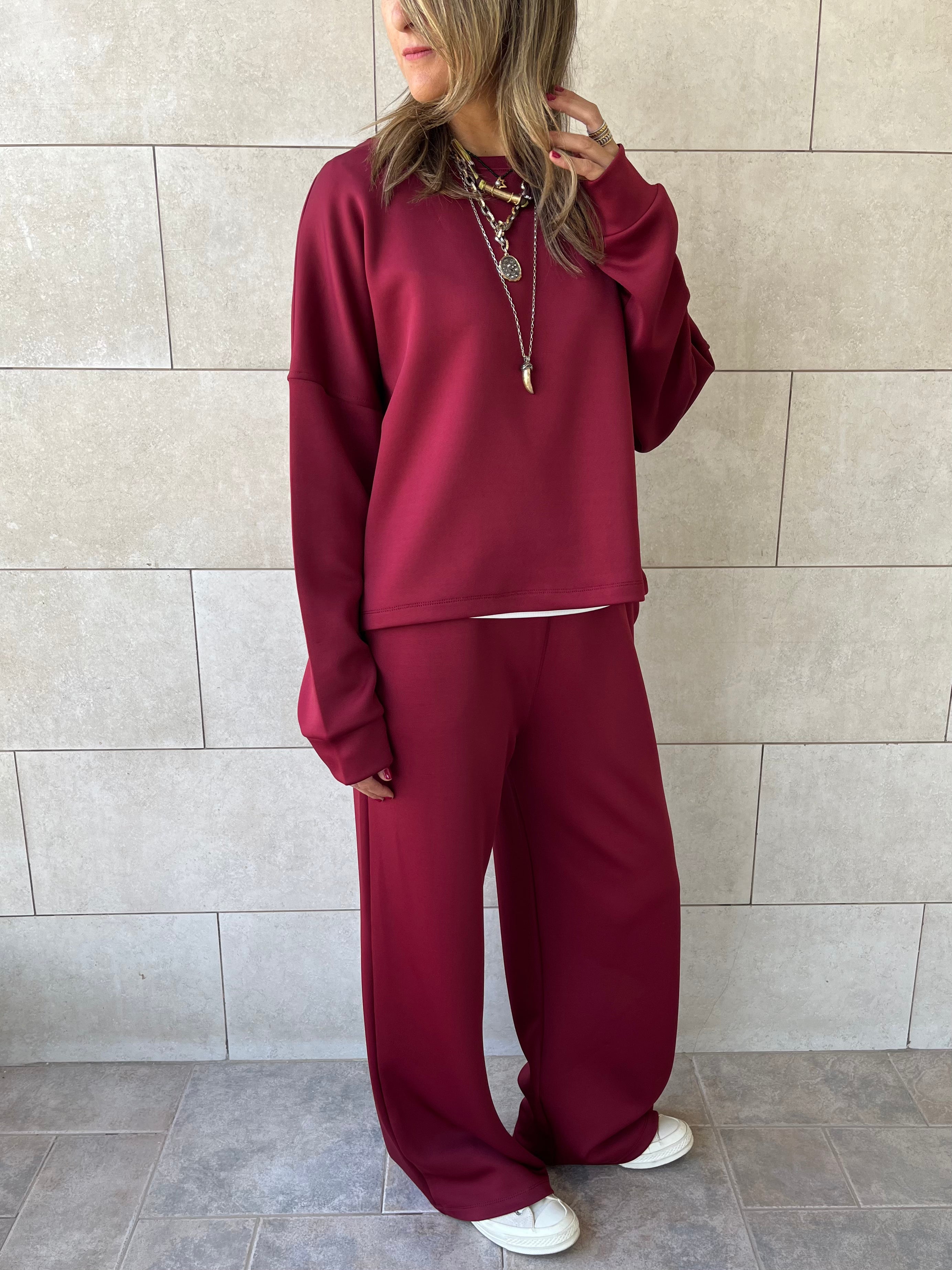 Plum Scuba Flare Set