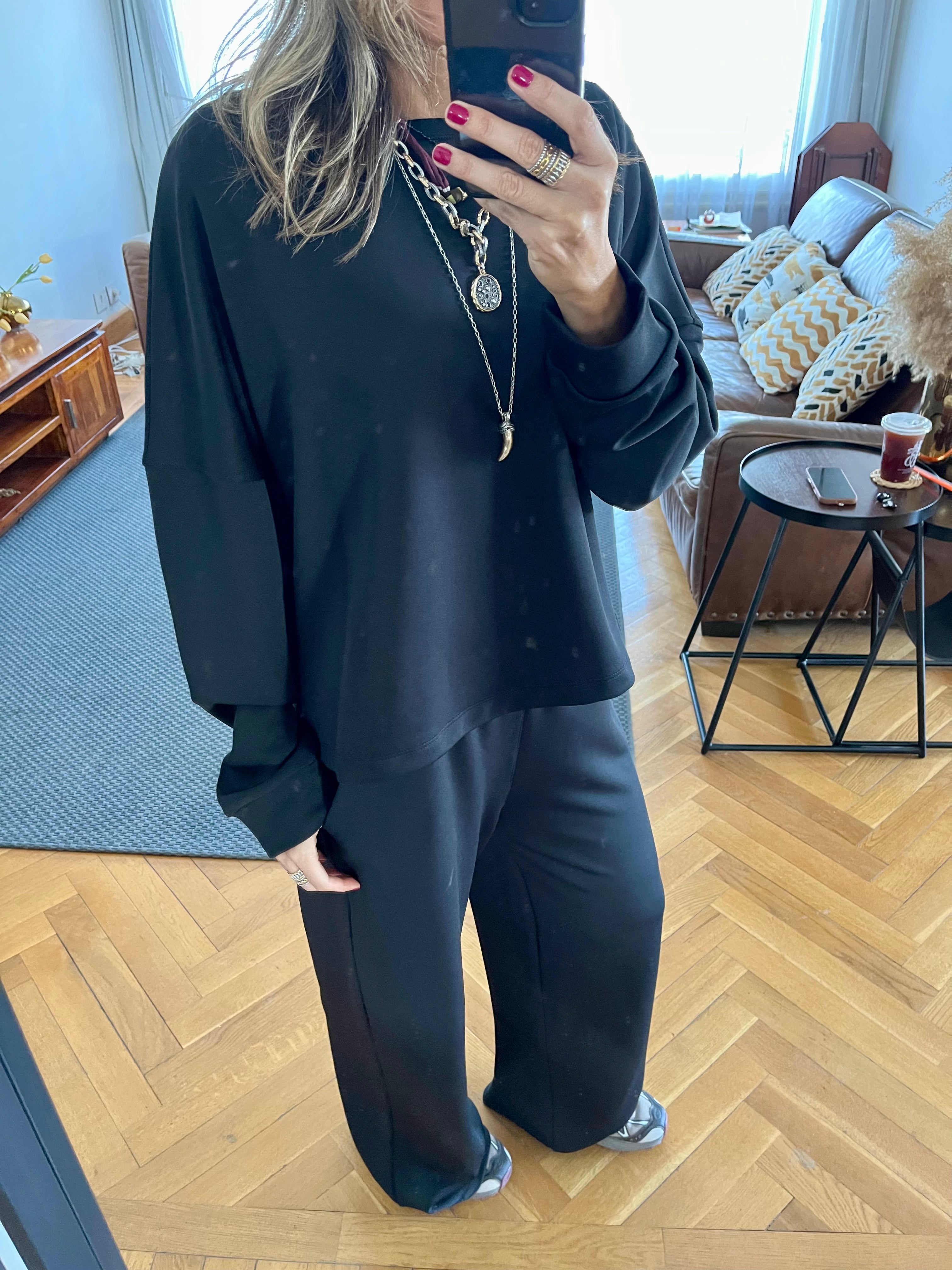 Black Scuba Flare Set