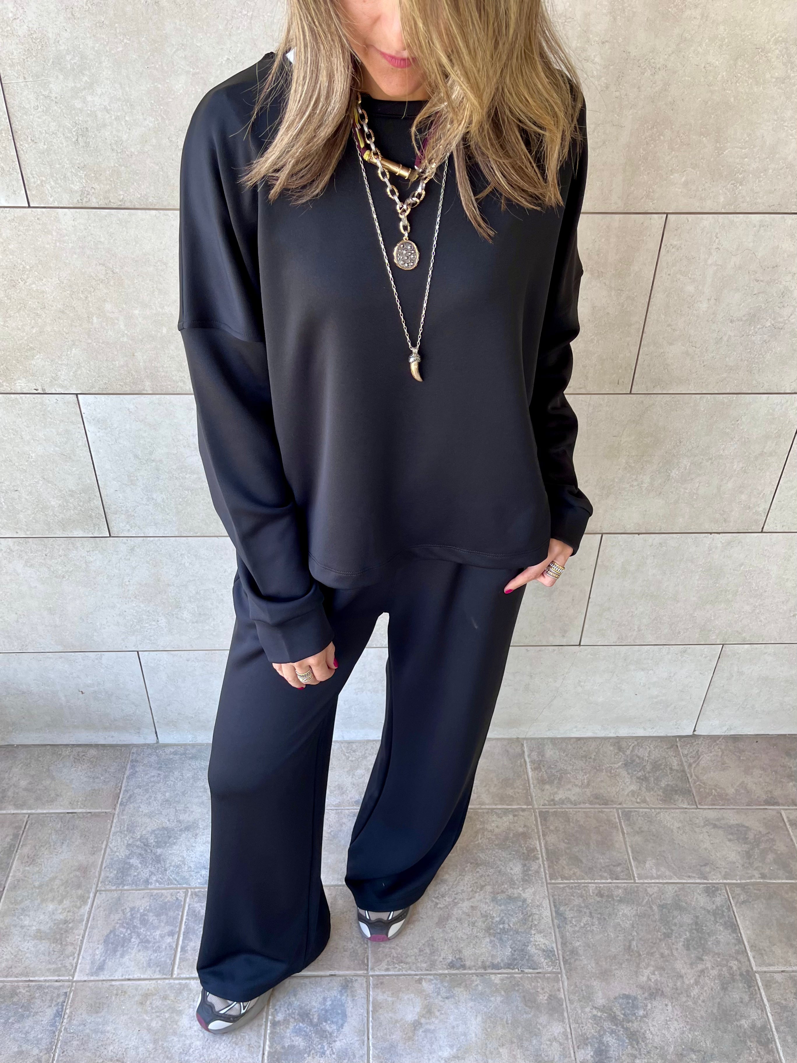 Black Scuba Flare Set