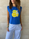 Limoncello Shoulder Pad Cut Tee