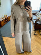 Cafe Ribbed flowy Set