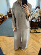 Cafe Ribbed flowy Set