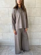 Cafe Ribbed flowy Set