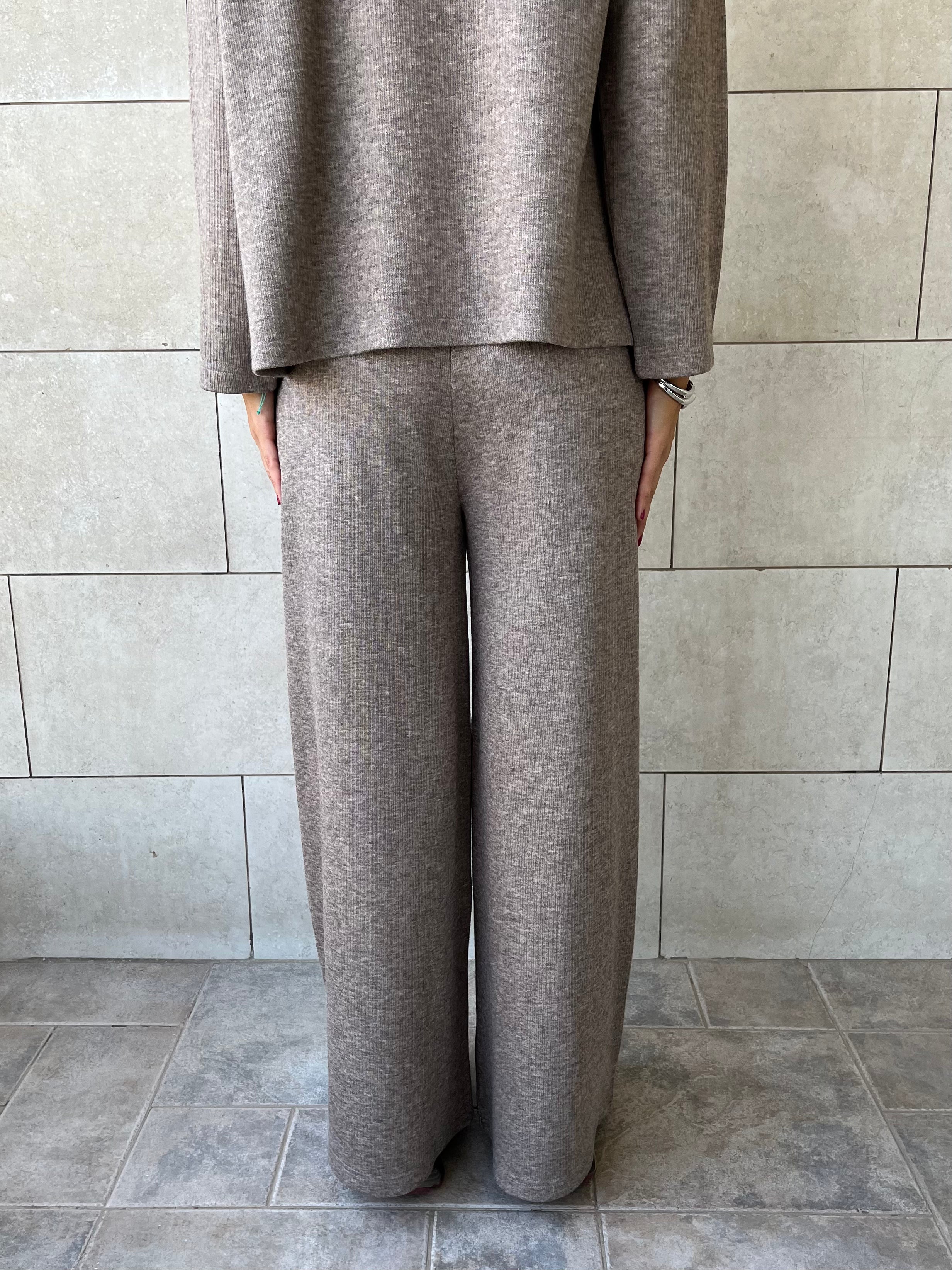 Cafe Ribbed flowy Set