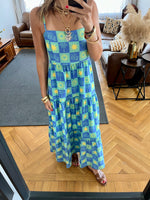 Midnight Sleeveless Tiered Dress