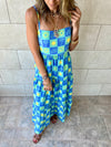 Midnight Sleeveless Tiered Dress