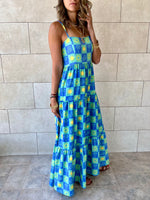 Midnight Sleeveless Tiered Dress