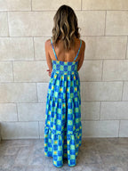 Midnight Sleeveless Tiered Dress