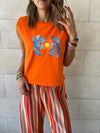 Fish Or Fishes? Shoulder Pad Cut Tee