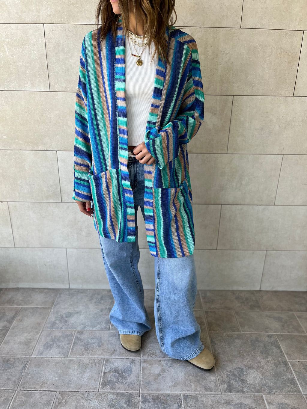 Blue Hues Kimono