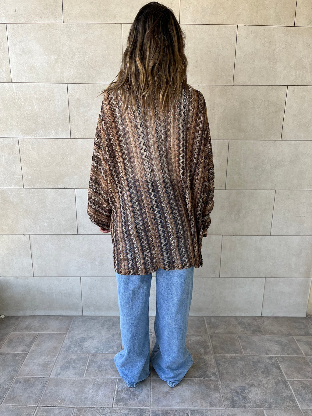 Brown Hues Kimono