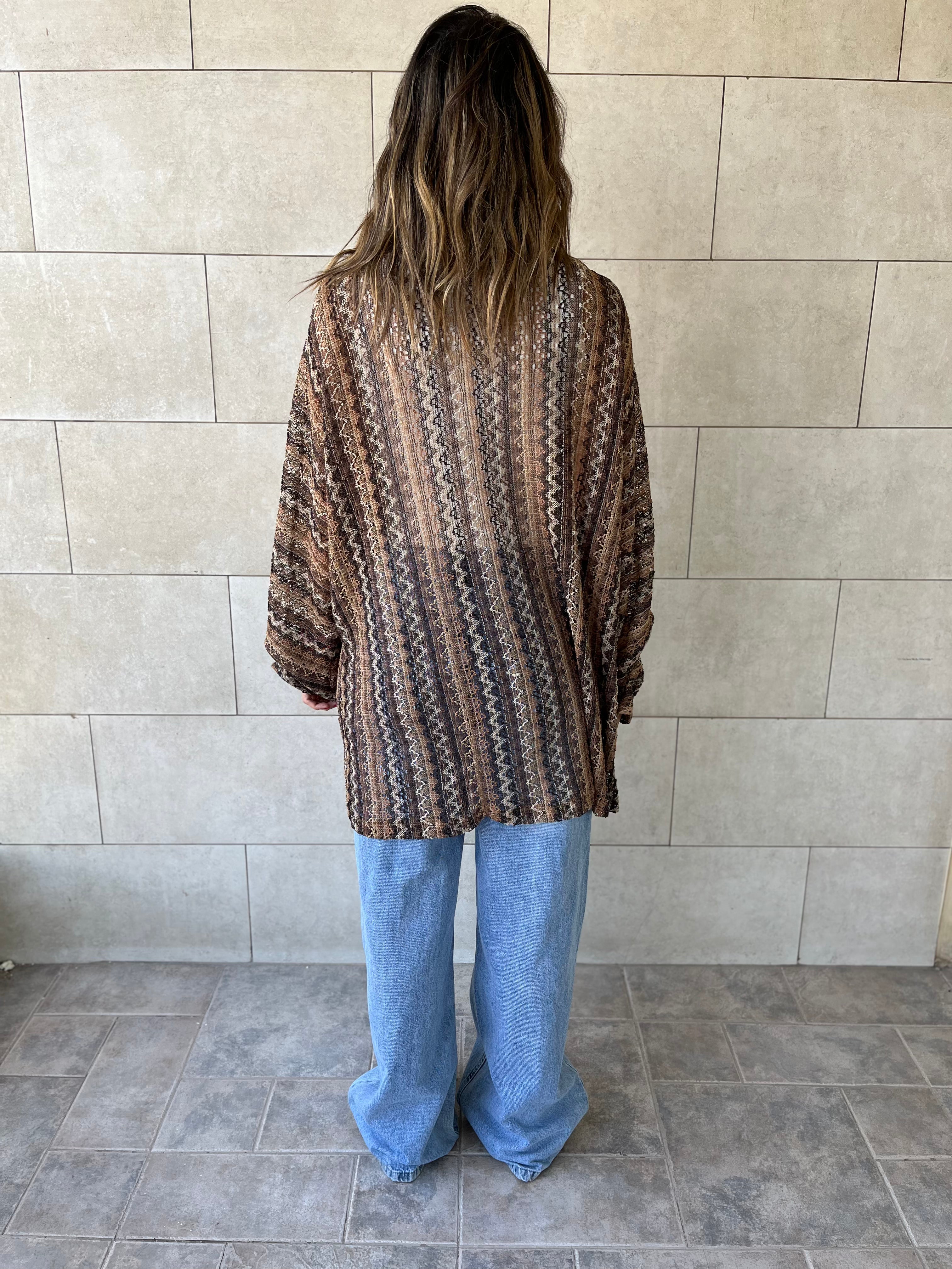Brown Hues Kimono