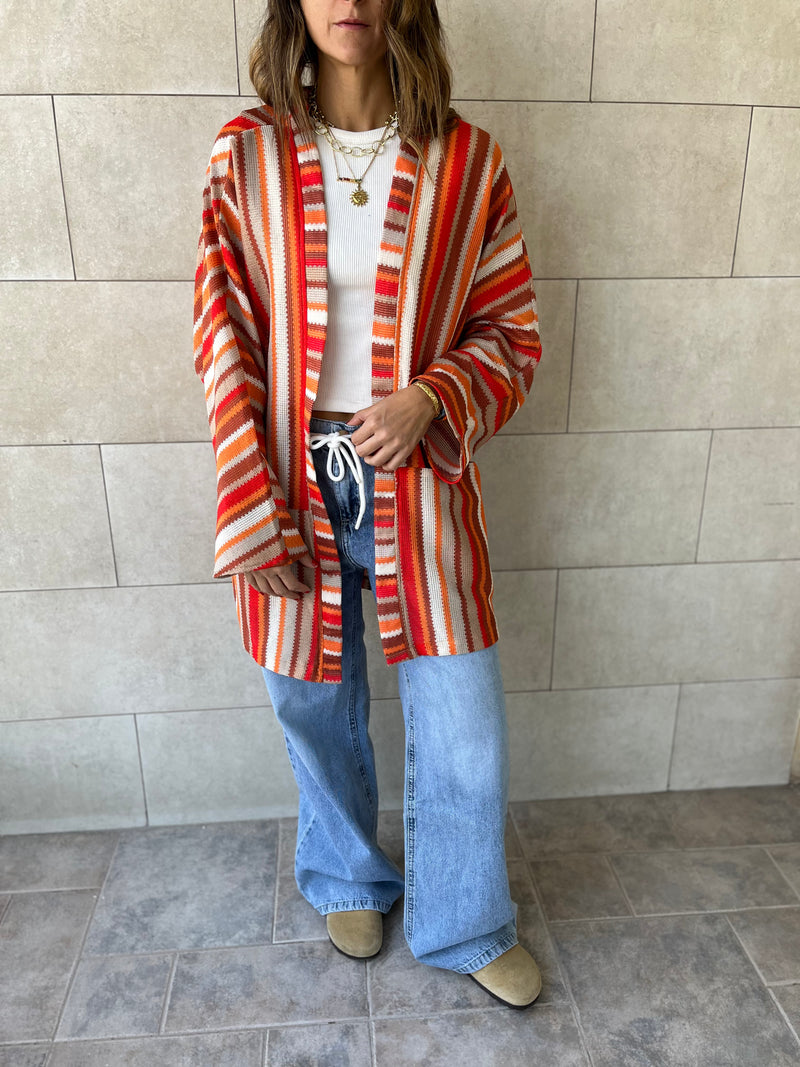 Orange Hues Kimono