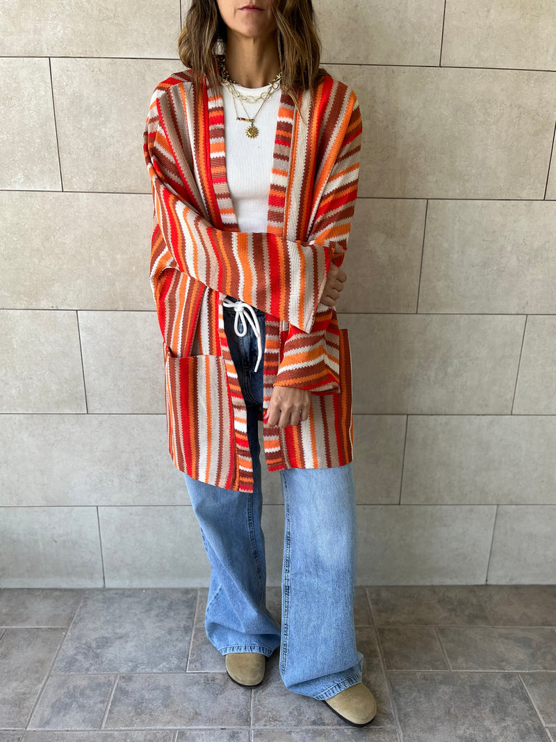 Orange Hues Kimono
