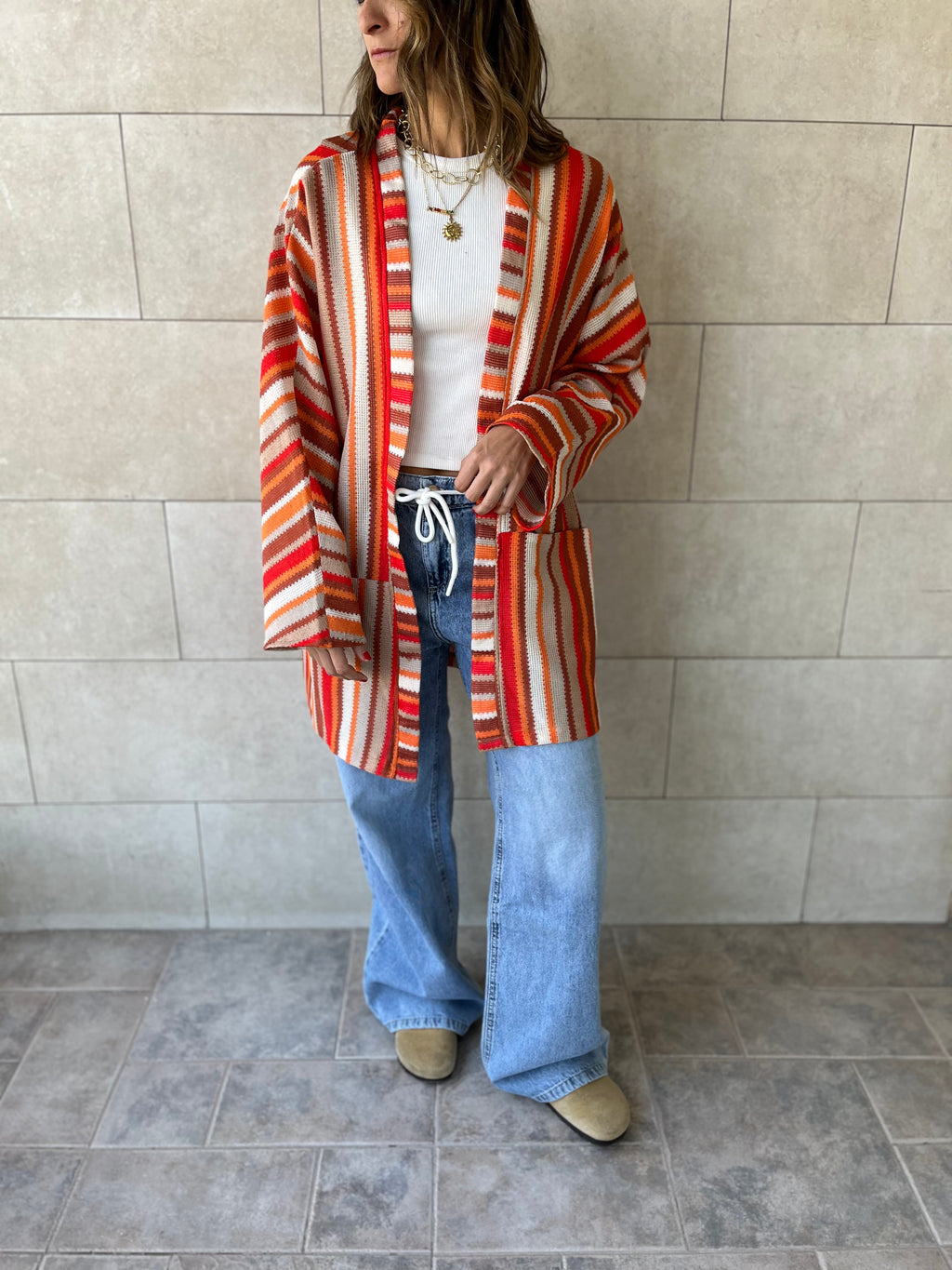 Orange Hues Kimono