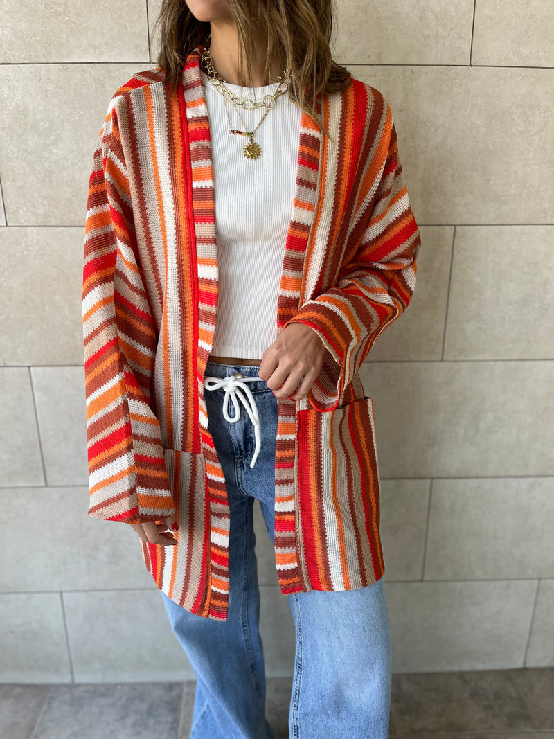 Orange Hues Kimono
