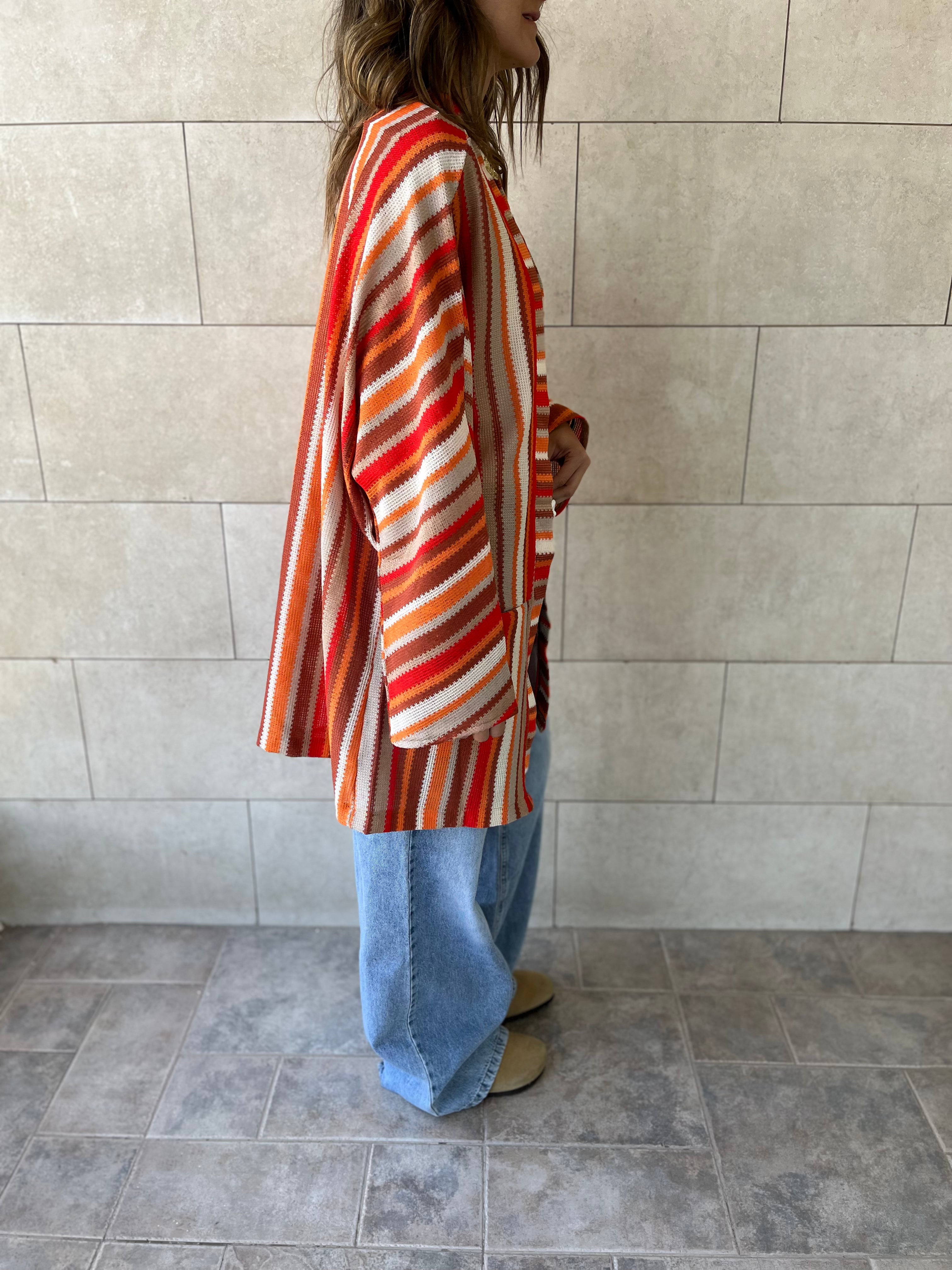 Orange Hues Kimono