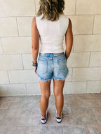White Shoe Lace Top