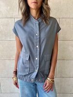 Grey Safari Light Vest