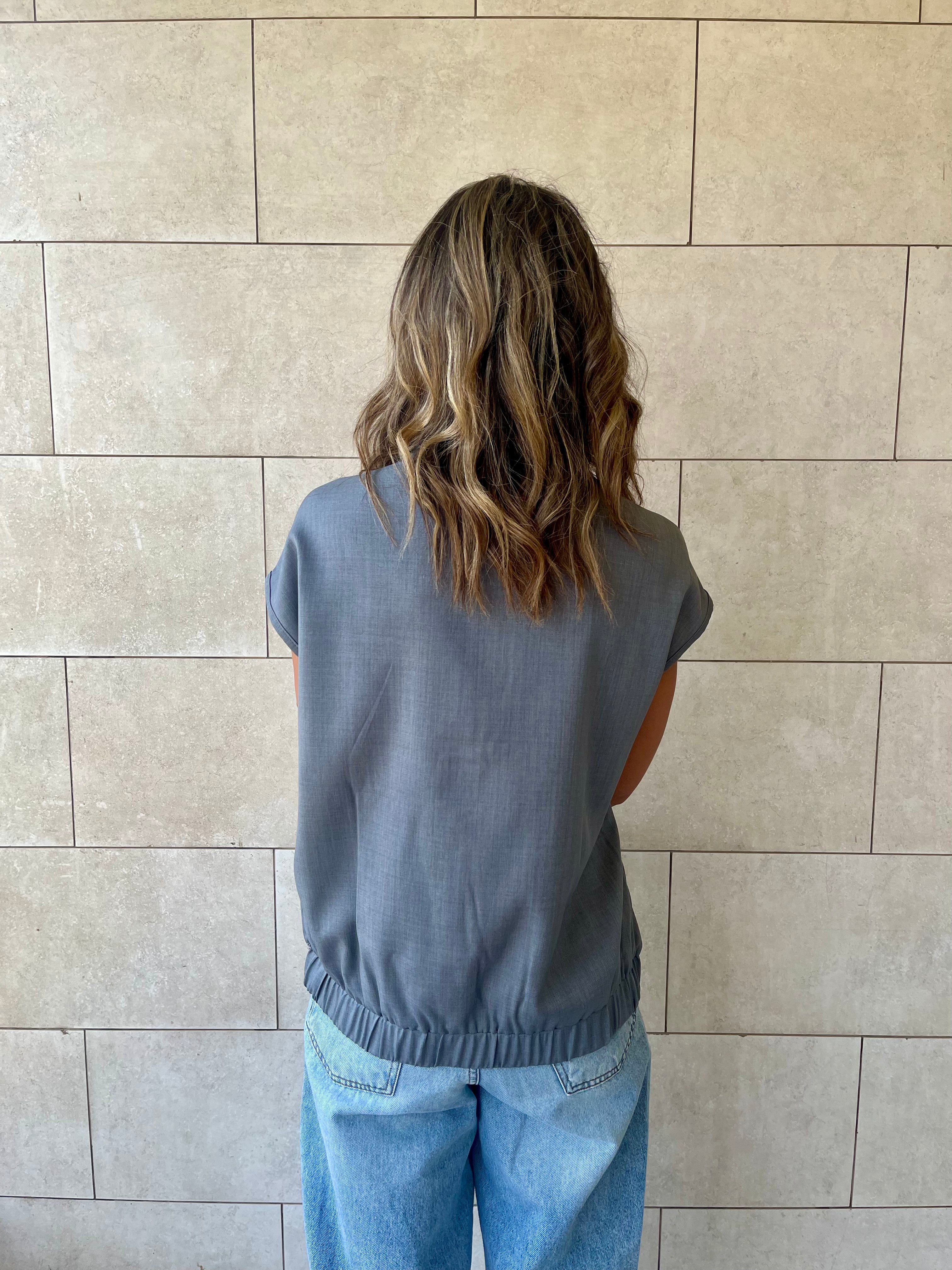 Grey Safari Light Vest